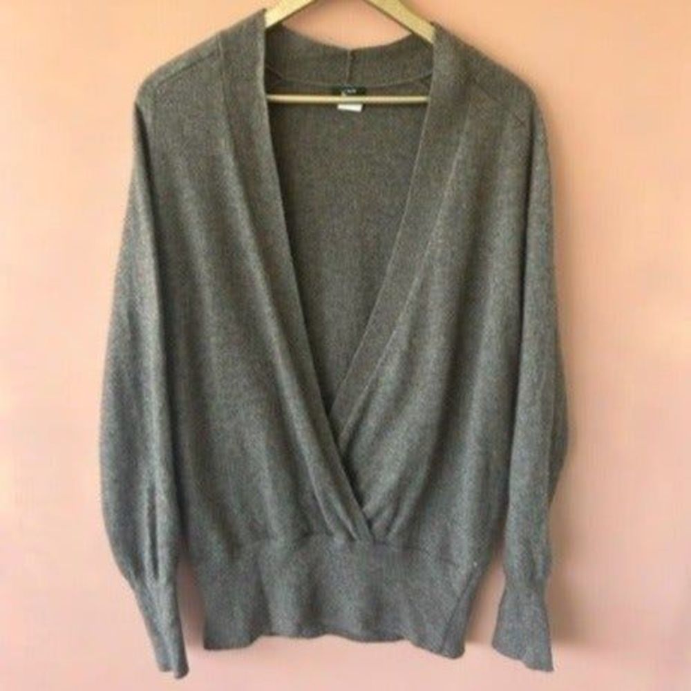 J. CREW Wool Blend Pullover V-Neck Sweater